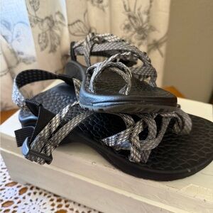 Chaco Black and Gray Sandals